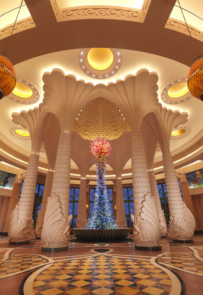 Atlantis The Palm Chihuly Glass Sculpture Сказка наяву – роскошный отель Атлантис в Дубаи