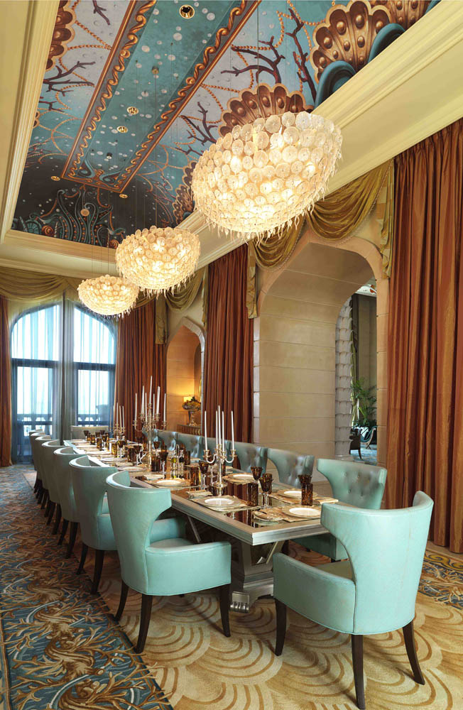Atlantis The Palm Royal Bridge Suite  Dining1 Сказка наяву – роскошный отель Атлантис в Дубаи