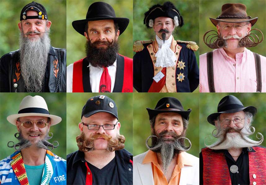 Beard and Moustache Championships 6 Конкурс усов и бород во Франции