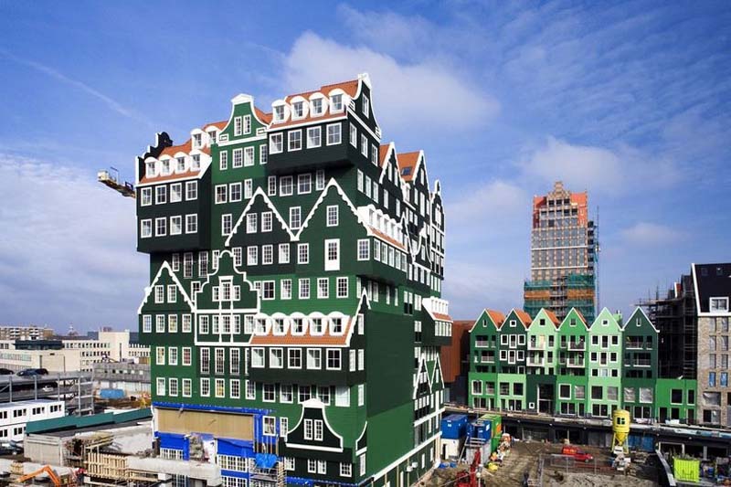 Inntel hotel 1 Необычный отель конструктор в Нидерландах