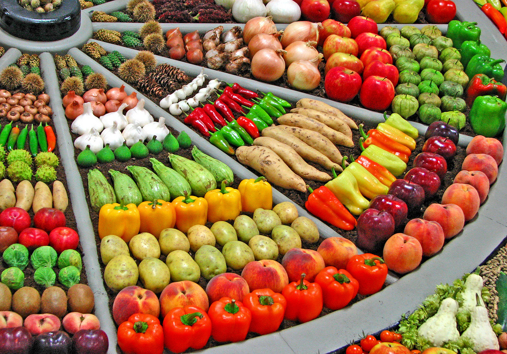 Artful Displays of Vegetables 2 Красочные овощные мозаики на выставках и ярмарках
