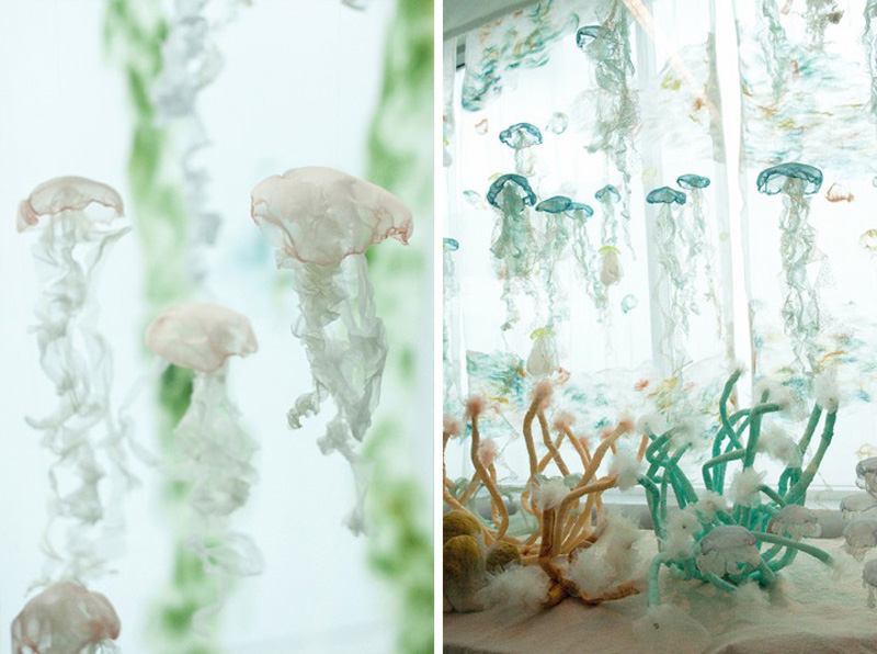 Jellyfish Aquarium 3 Аквариум с медузами в аэропорту