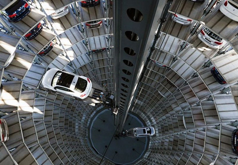 Volkswagen’s Car Towers 3 Автомобильные башни в Германии