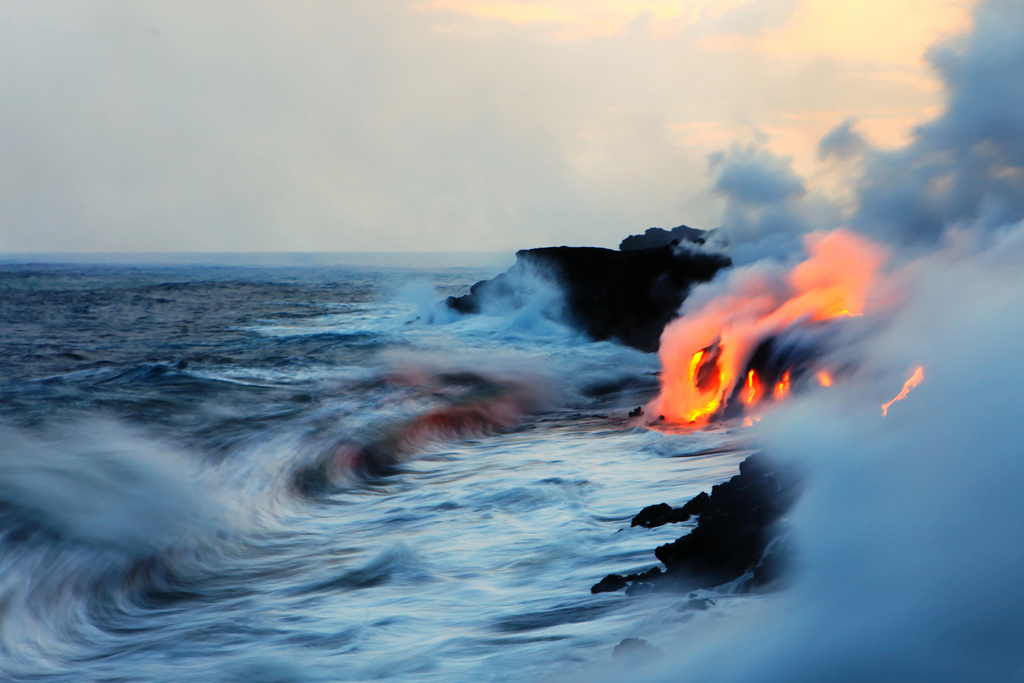 When Lava Meets Water 2     