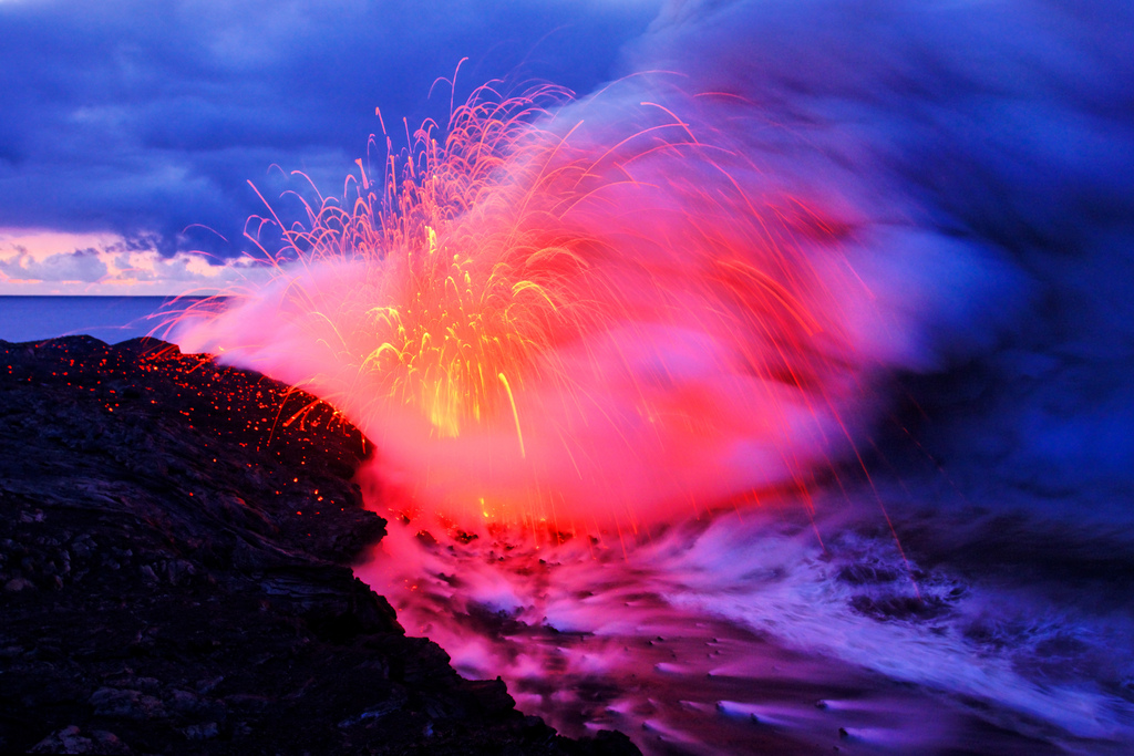 When Lava Meets Water 4     