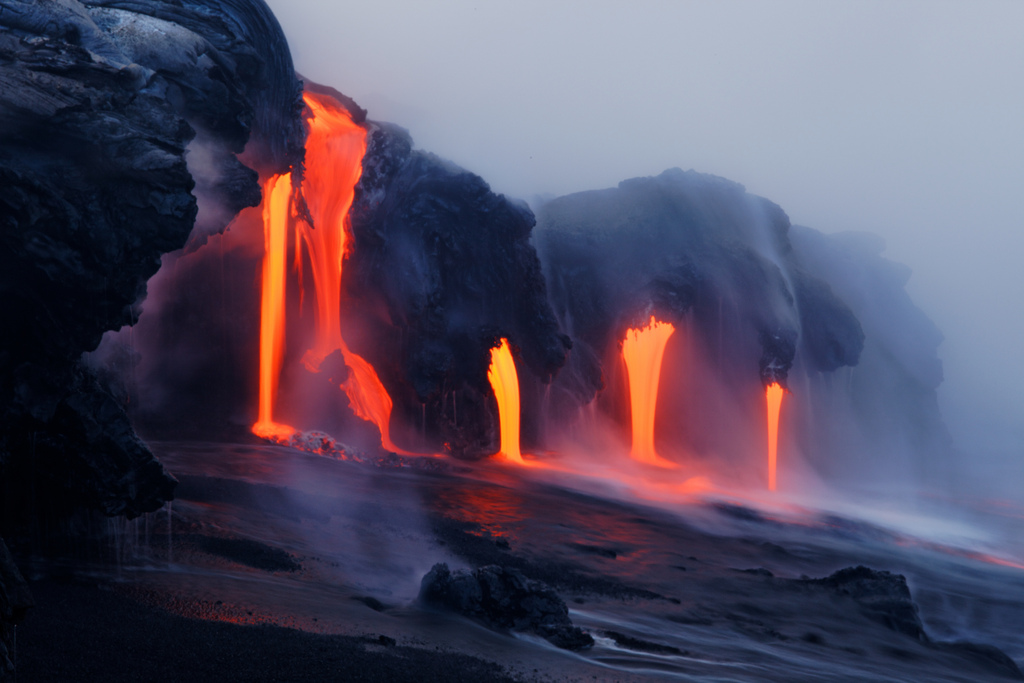 When Lava Meets Water 6     