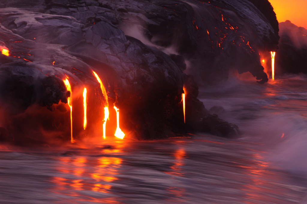 When Lava Meets Water 9     