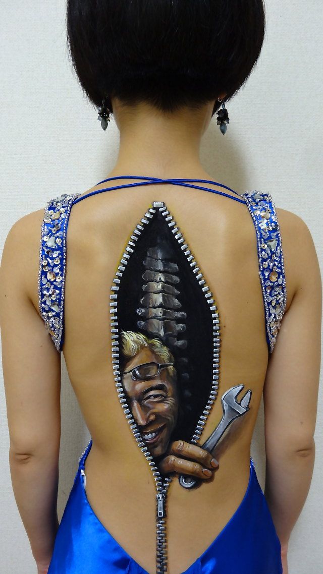 crazy body art 01 Никакого фотошопа   только боди арт от Чу Сан