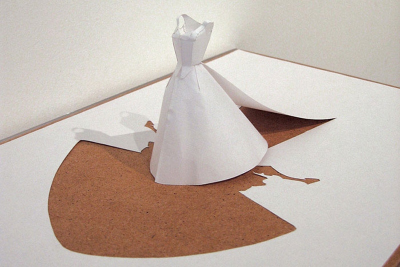 Singură bucată de hârtie 7 sculpturi de pe o coală de hârtie
