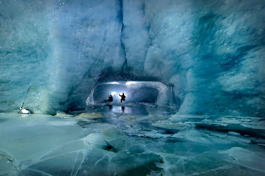 gorner 1 Ледяные пещеры ледника Горнер