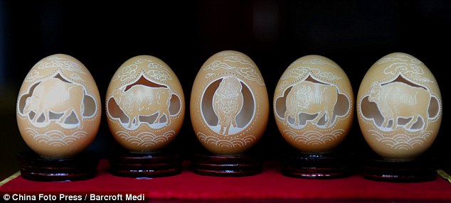 eggsart08 Скульптуры из яичной скорлупы