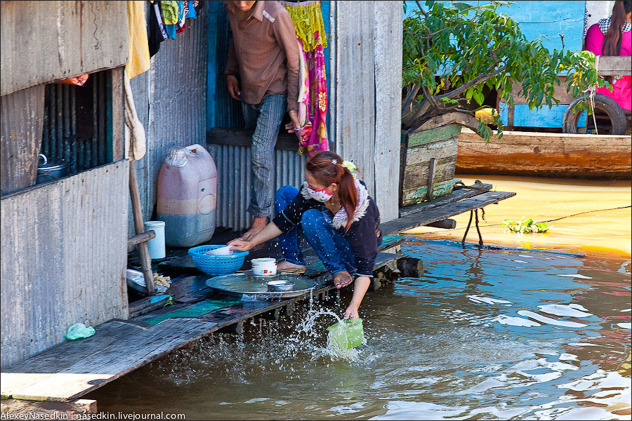 Жизнь на озере Тонлесап в Камбодже - фото 19