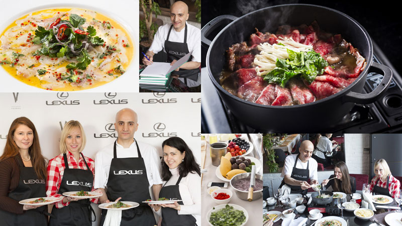 мастеркласс В ресторане Vаниль прошел мастер класс гибридной кухни от знаменитого французского шеф повара и бренда Lexus