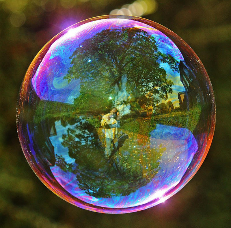 milniepuziri 4 Мир в отражении мыльных пузырей