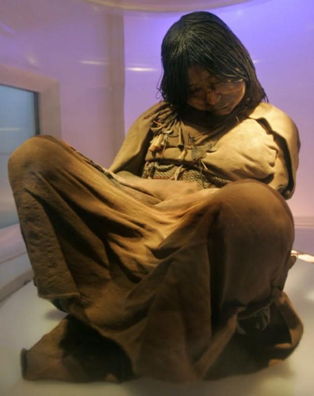 girl from the Inca, which is over 500 years old