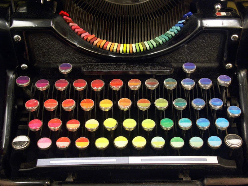typewriter04 de imprimare mașină de culoare de la Tyree Callahan