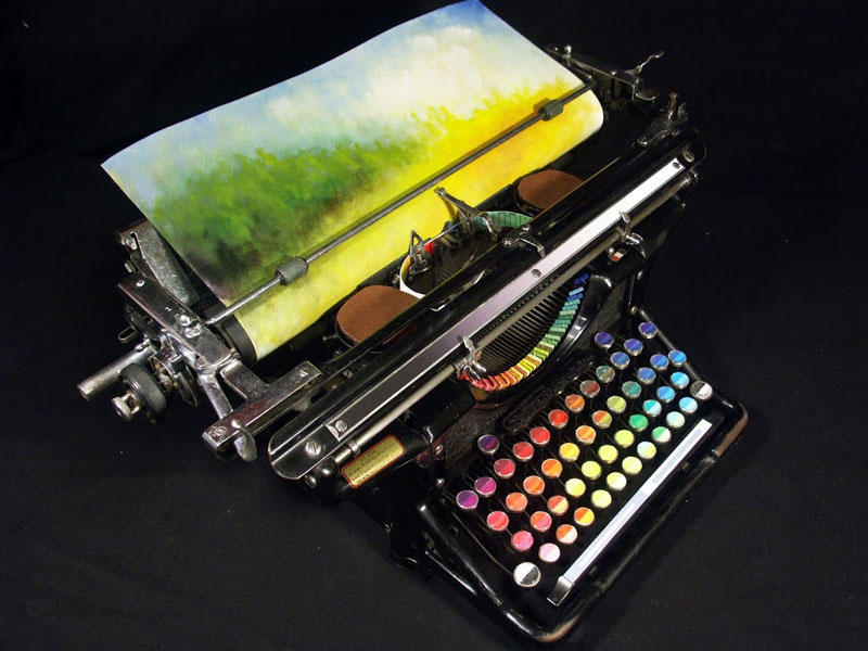 typewriter05 de imprimare mașină de culoare de la Tyree Callahan