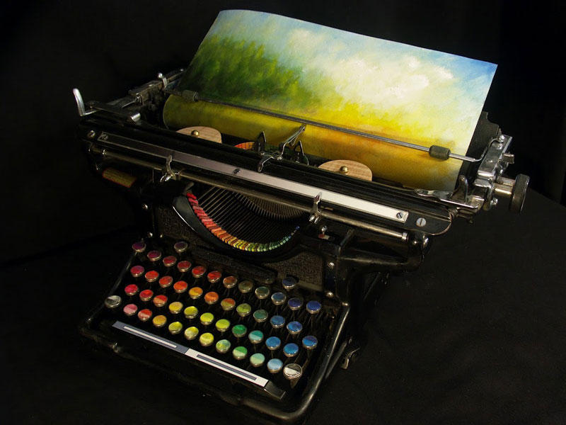typewriter06 de imprimare mașină de culoare de la Tyree Callahan