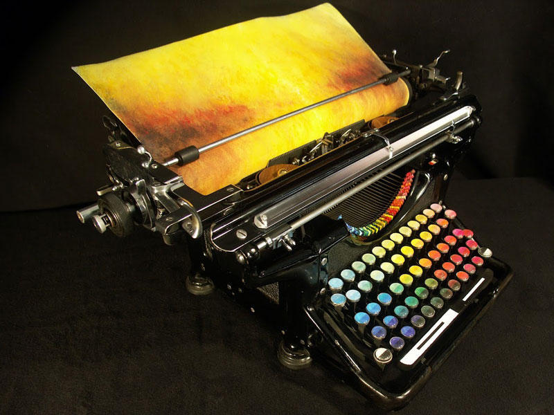 typewriter07 de imprimare mașină de culoare de la Tyree Callahan