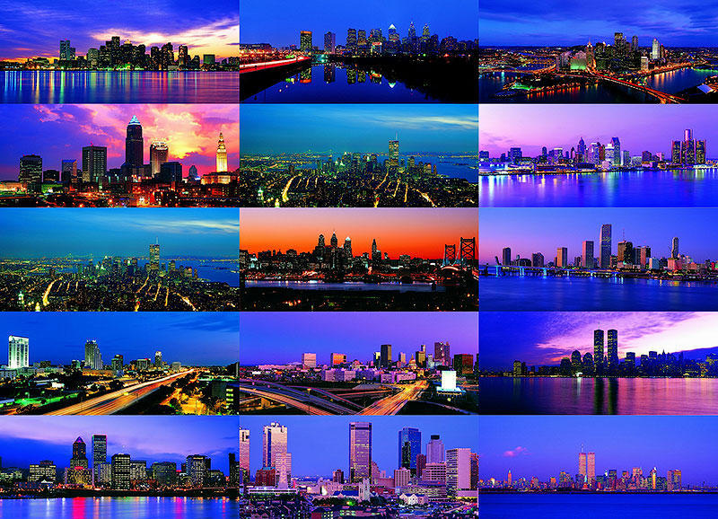 BIGPIC15 Панорамы ночных городов