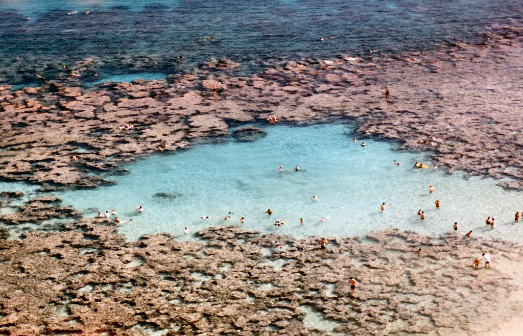 4121707633 17964a5432 b Земной рай   гавайский пляж внутри древнего кратера