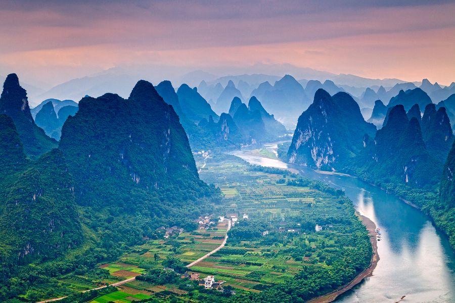 Riverof10 Красивые пейзажи китайской реки поэтов и художников