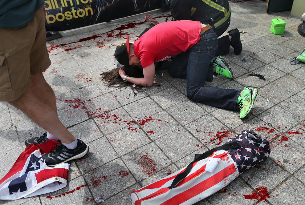 bp12 Взрыв на марафоне в Бостоне   первый теракт в США после 9/11