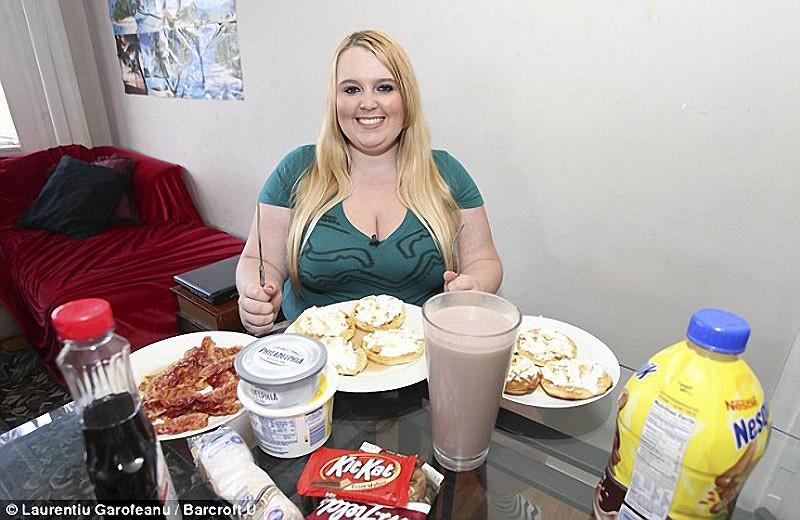 Tammy08 5000 калорий в день   набрать вес, чтобы прославиться в интернете