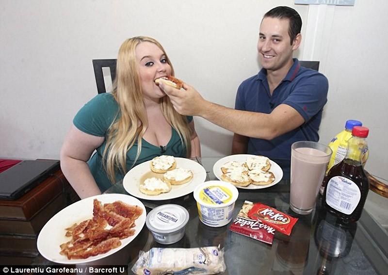 Tammy09 5000 калорий в день   набрать вес, чтобы прославиться в интернете