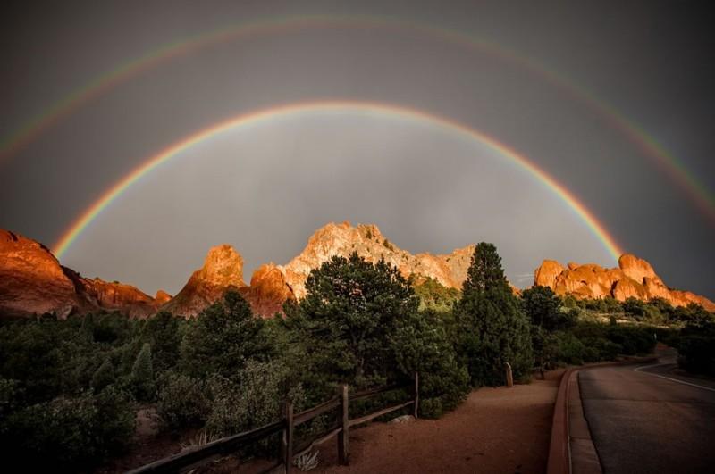 rainbows20 800x531 50 потрясающих фотографий двойной радуги