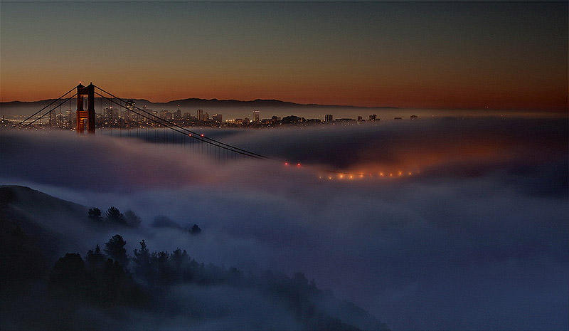 BIGPIC24 Сан Франциско в тумане