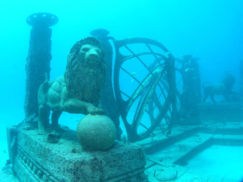 cemetry9 Мемориал Нептуна: подводное кладбище у берегов Флориды