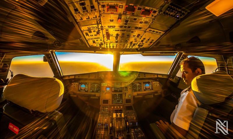 kabina pilotov 5 800x478 Удивительные фотографии из кабины пилота