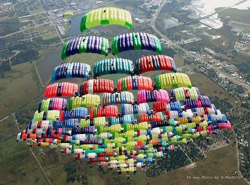 parachutes05 Самые впечатляющие фигуры парашютного спорта