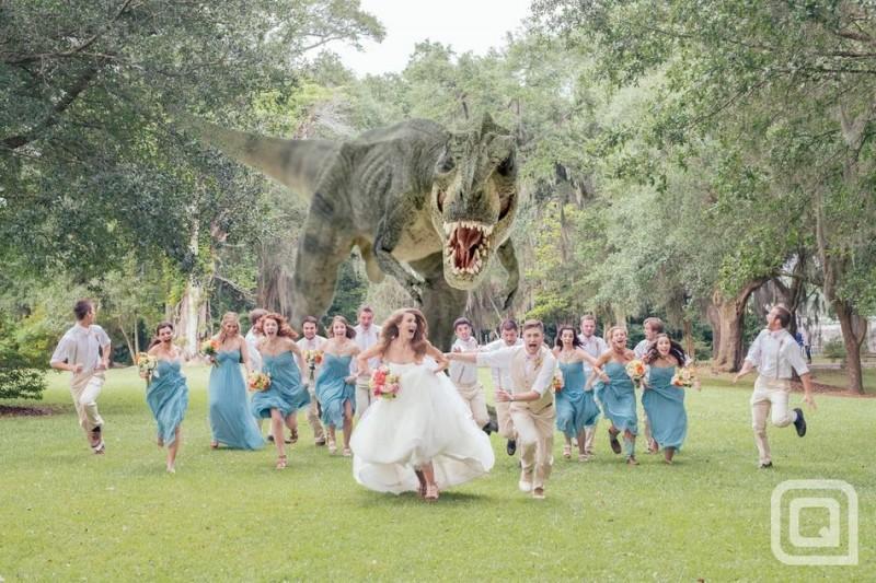 weddingtrend02 800x533 Новый тренд в свадебной фотографии: свадьба в опасности