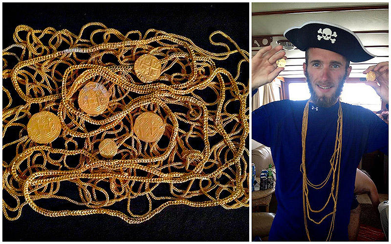 BIGPIC53 Семья кладоискателей в США нашла сундук с золотом на сумму $300 тыс