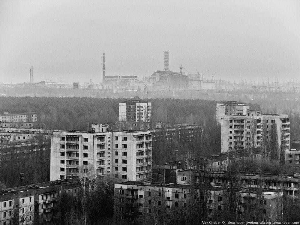 chernobyl01 Призрак Чернобыля августовским утром: взгляд сверху