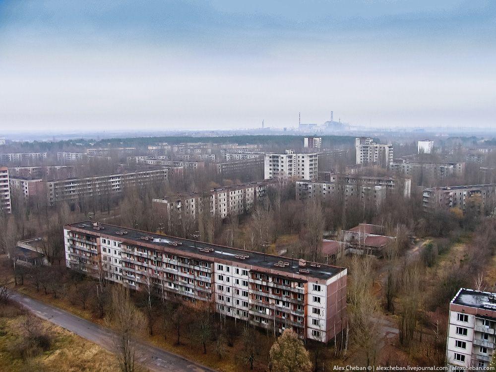 chernobyl23 Призрак Чернобыля августовским утром: взгляд сверху