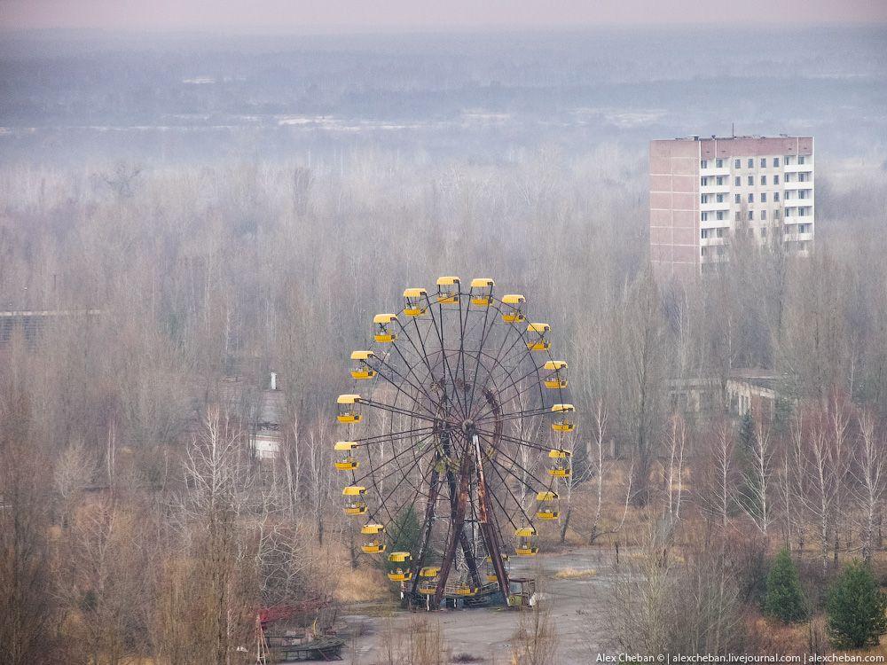 chernobyl28 Призрак Чернобыля августовским утром: взгляд сверху