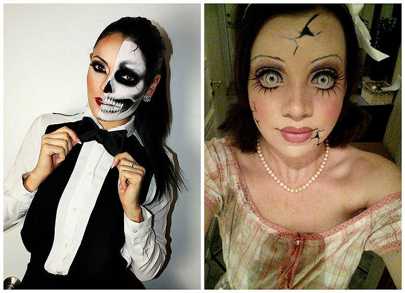 10 невероятных идей для макияжа на Хэллоуин