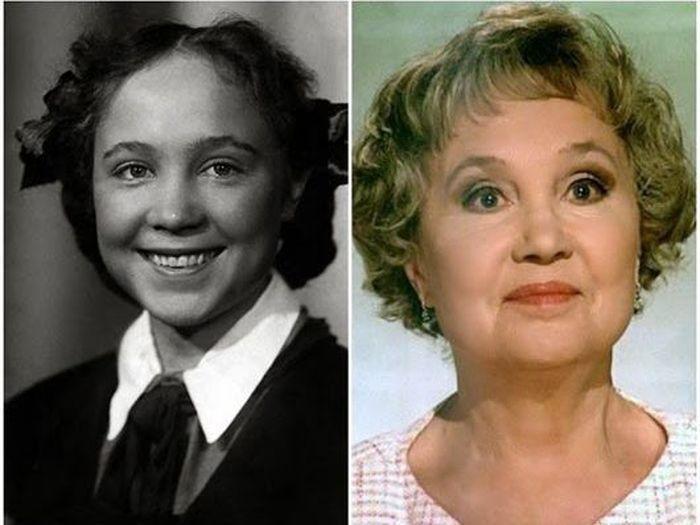 sovietactresses05 Легендарные советские актрисы в детстве и в возрасте