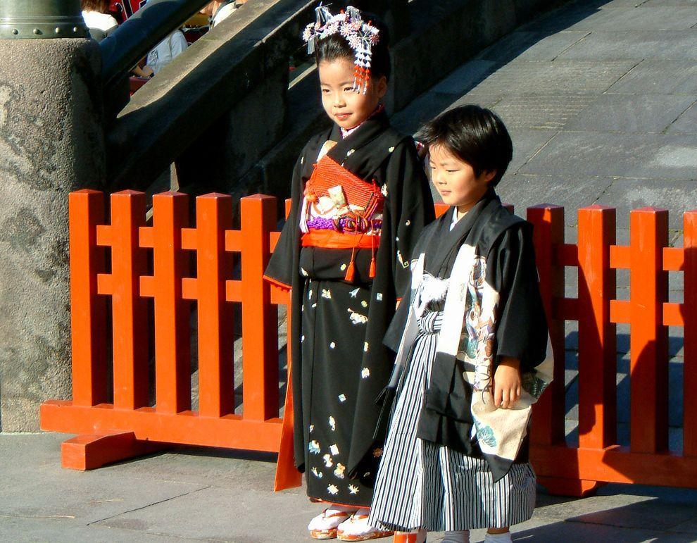 Shichi Go San 04 Самые обаятельные малыши на празднике детей в Японии