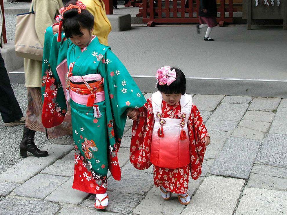 Shichi Go San 09 Самые обаятельные малыши на празднике детей в Японии