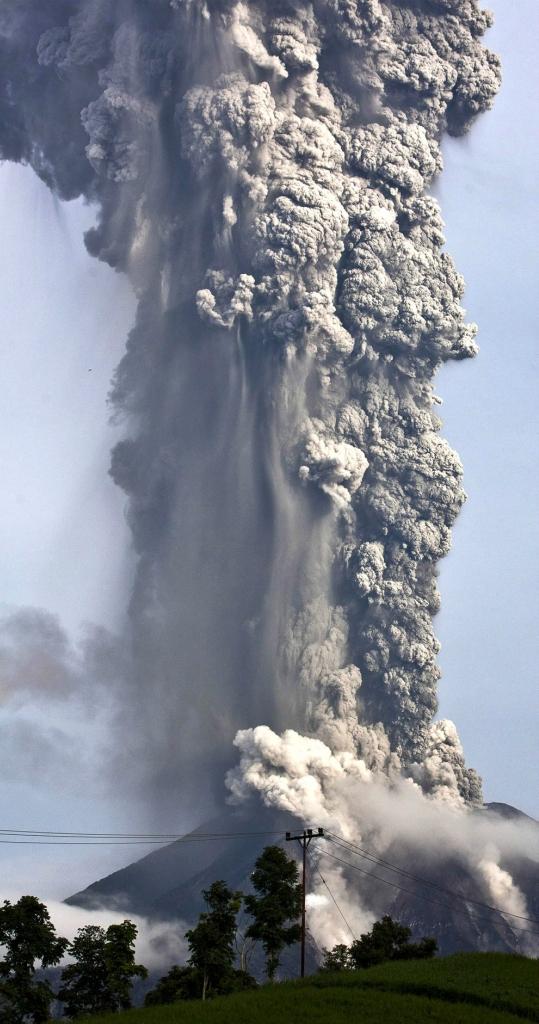 Sinabung13 Вулканическая зима на Суматре   последствие извержения вулкана Синабунг