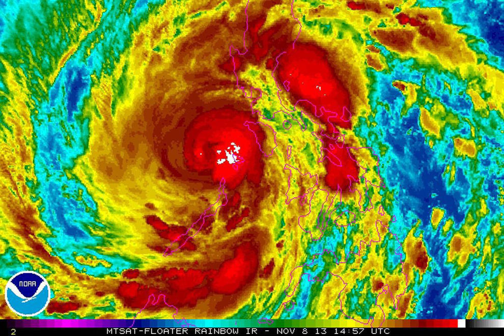 bp200000 Тайфун Хаян унес жизни более 10 тысяч человек