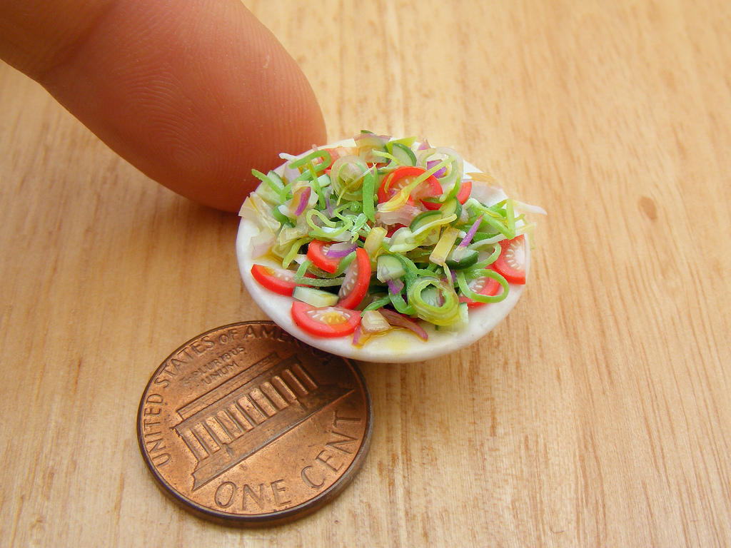 miniature food shay aaron 17 Аппетитные миниатюры от израильского мастера
