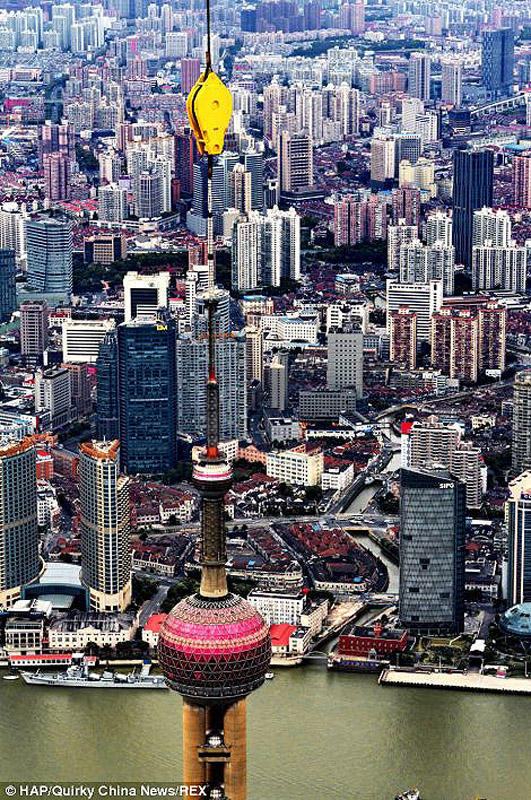 skyscrapers08 Шанхай глазами крановщика