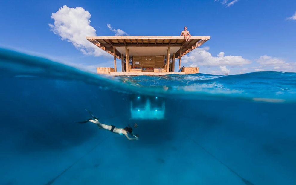 underwaterhotel02 Первый подводный гостиничный номер в Африке