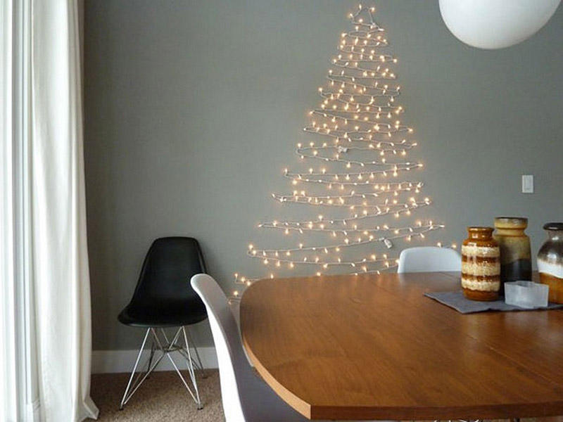 diyxmastrees17 Как сделать новогоднюю елку своими руками: несколько простых идей