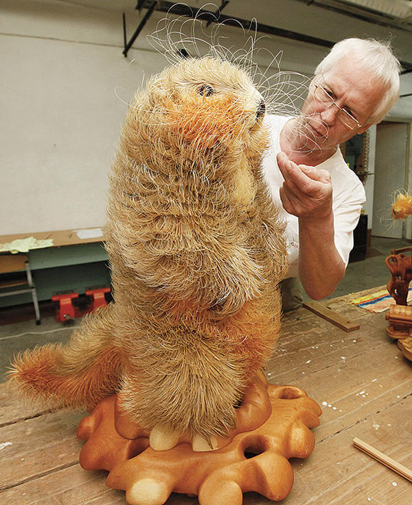 Bobkov03 Сибирский мастер создает удивительные скульптуры из дерева